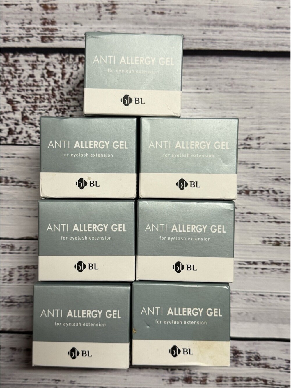LOT OF 7 BL PROFESSIONAL ANTI ALERGY GEL FOR EYELASH EXTENSIONS
